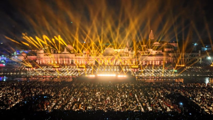 25 Lakh Diyas Light Up Ayodhya Sky; 2 Guinness World Records Created | 10 Points