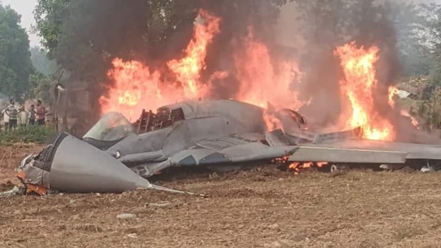 MiG-29 IAF Jet Crashes Near Agra, Pilot Safe; Court Of Inquiry Ordered