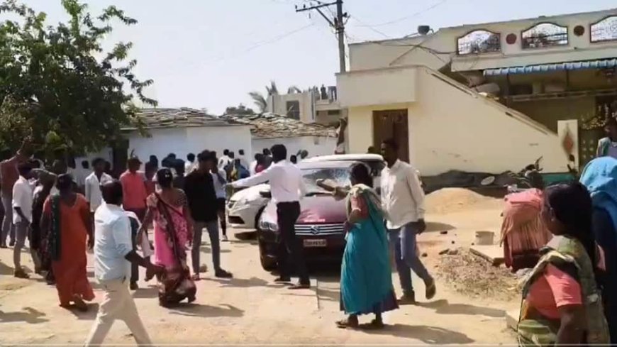 Protests Against Land Acquisition For `Pharma Village` In Telangana Turns Violent