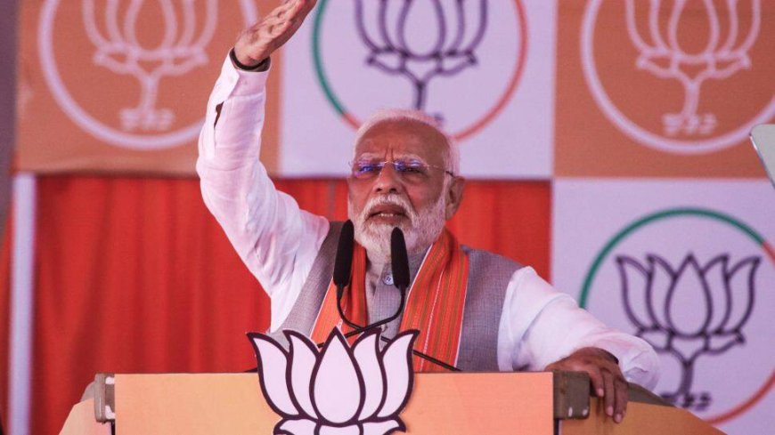 Modi Slams Congress, Says ``Shahi Parivar` Believes They Are Born To Rule India`