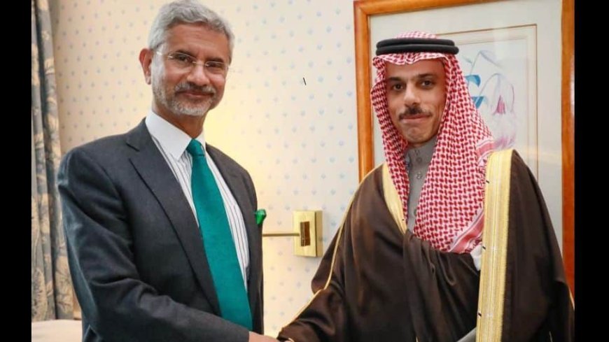 Jaishankar Holds Bilateral Talks With Saudi Counterpart Faisal Bin Farhan Al Saud