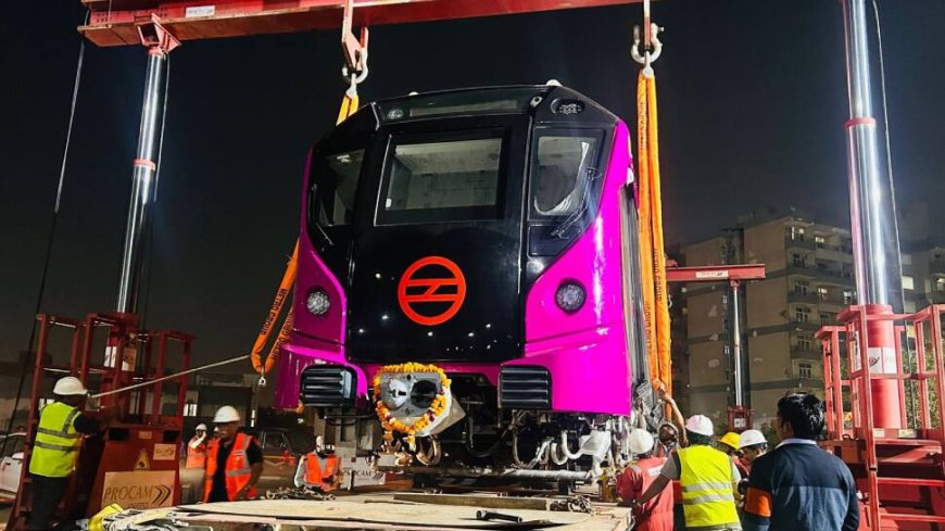 First 6-Coach Train For Metro's Phase-IV Operation Reaches Delhi: DMRC