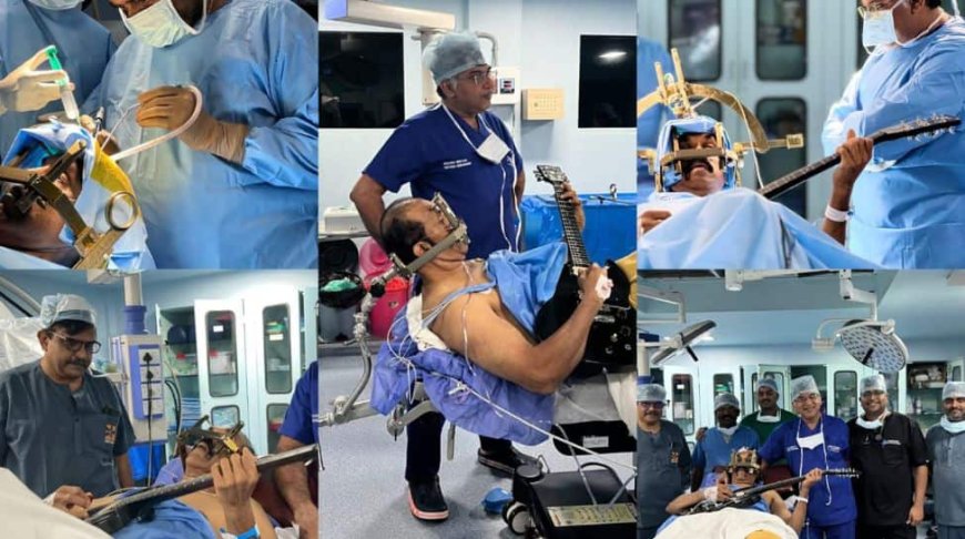 Karnataka Doctors Perform Brain Surgery On US Musician While He Plays Guitar