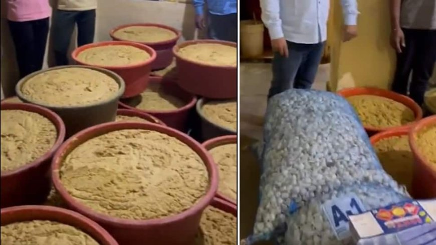 Is Your Ginger-Garlic Paste Adulterated? Huge Racket Exposed- 2000KG Rotten Paste Seized