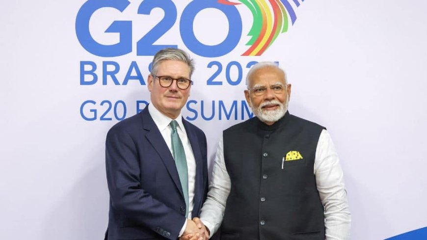 UK PM Starmer Discusses Strategic Partnership With PM Modi , Calls It A 'Productive Meeting At G20 Summit