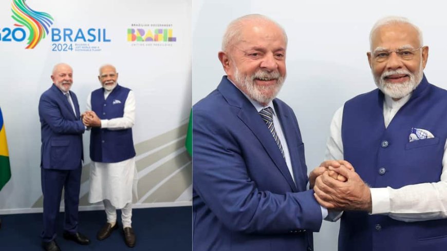 PM Modi Meets Brazilian President Lula, Reaffirms Cooperation In Energy, Biofuels, Defence