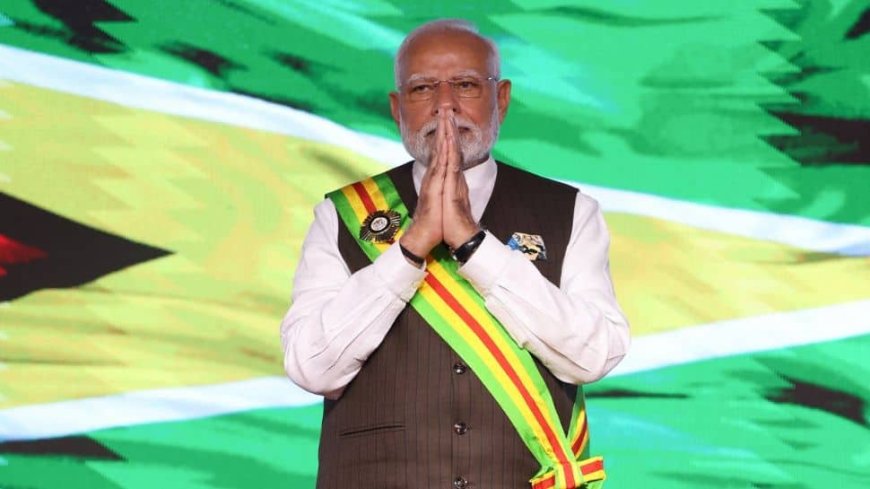 Dominica Honors Prime Minister Modi With Top Award