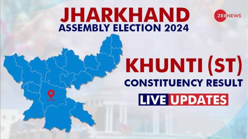 Khunti Vidhan Sabha Chunav Result 2024 Live Winner and Loser Candidate Nilkanth Singh Munda vs Ram Surya Munda Total Votes Margin BJP JMM RJD Congress JDU LJP Jharkhand Assembly election result