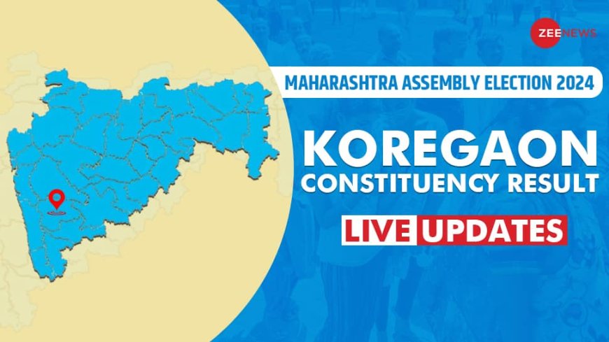 Koregaon Vidhan Sabha Chunav Result 2024 Live Winner and Losser Candidate Mahesh Sambhajiraje Shinde-SS, Shashikant Jaywant Shinde-NCP-SP Total Votes Margin BJP Congress Shiv Sena NCP ECI Maharashtra Assembly election result