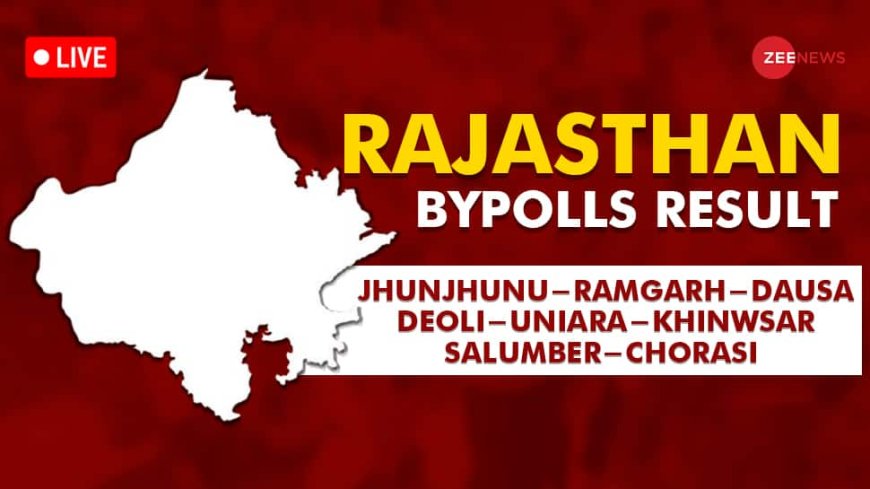 Rajasthan Bypolls 2024 Results Live:  Vote Counting To Begin Shortly; Tough Competetion Between BJP, Congress