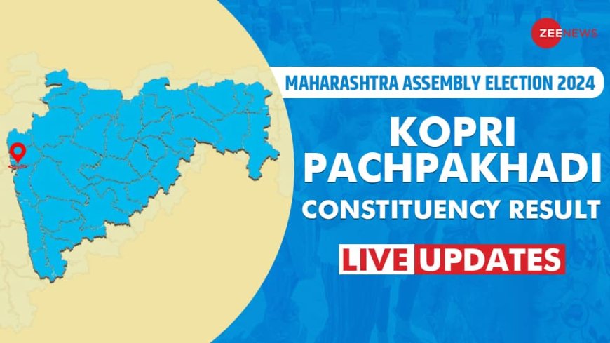 Kopri-Pachpakhadi Vidhan Sabha Chunav Result 2024 Live Winner and Loser Candidate Eknath Shinde vs Kedar Prakash Dighe Total Votes Margin BJP Congress Shiv Sena UBT NCP ECI Maharashtra Assembly election result