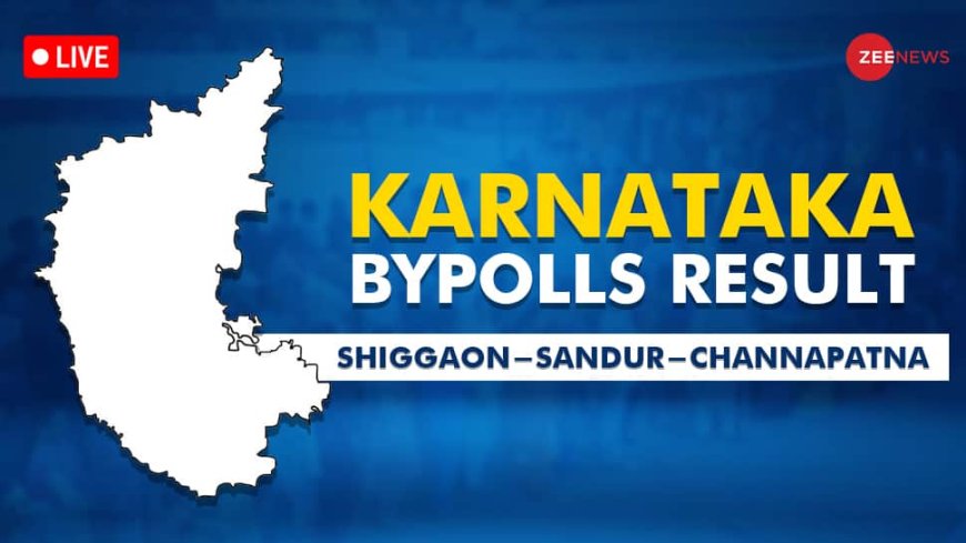 LIVE| Karnataka Assembly By-Election Results 2024: BJP-Cong Leading On 1 Seat Each After 2 Hrs