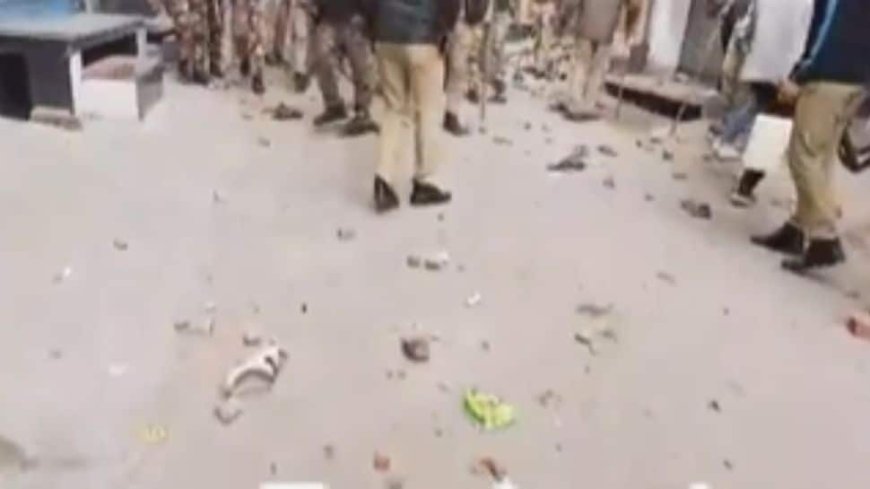 Stone Pelting Erupts In Sambhal After Court-Ordered Survey At Shahi Jama Masjid