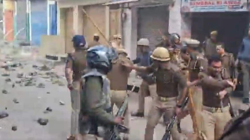 Sambhal Violence: Stone Pelted, Tear Gas Fired As Clashes Erupt Over Jama Masjid Survey