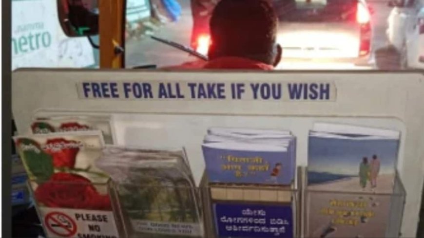 `Free For All`: Bengaluru Auto Driver`s Library Setup In Vehicle Grabs Attention On Internet