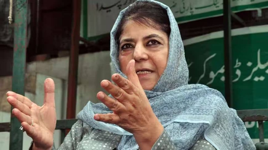 Mehbooba Mufti Condemns Plea On Ajmer Dargah, Says `Ajmer Sharief Is Being Targeted`