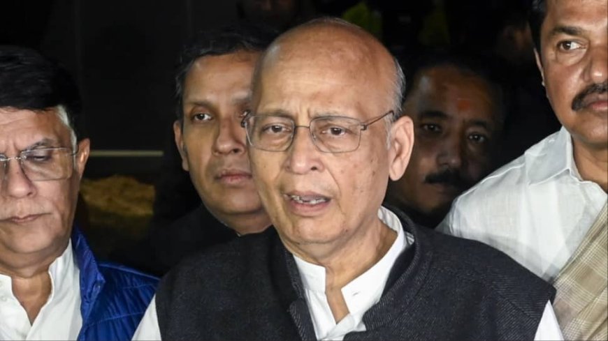 Congress` Abhishek Singhvi Faces Allegations Of Wad Of Cash Found Under His Rajya Sabha Seat, He Reacts