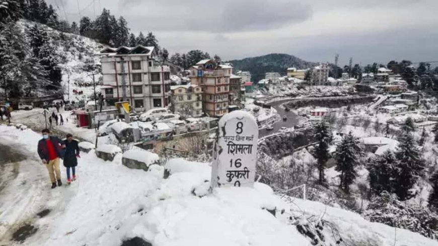 Shimla Welcomes Season’s First Snow, Valleys In Himachal Reel Under Severe Cold