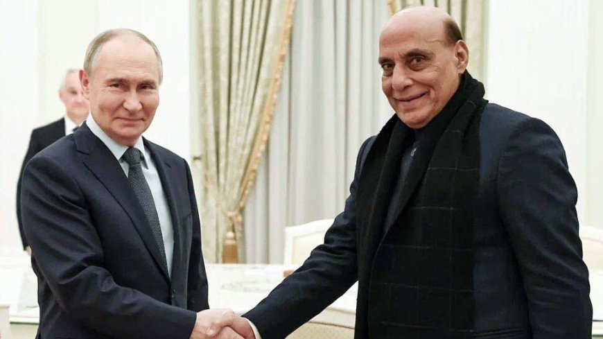 `Higher Than Mountains...`: Rajnath Singh Praises India-Russia Friendship, Meets Putin