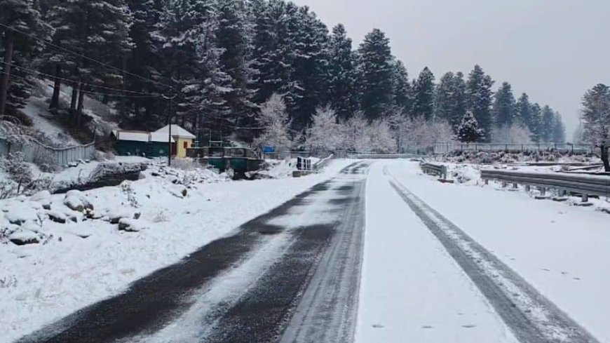 Fresh Snowfall In Jammu & Kashmir And Ladakh, Cold Wave Intensifies In Mountain Areas