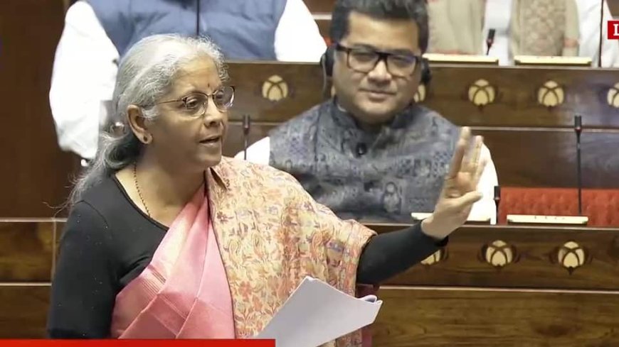 `Congress Brazenly Kept Amending Constitution To Help Family`: FM Sitharaman In Rajya Sabha