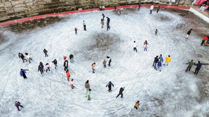 Shimla`s Iconic 104-Year-Old Ice Skating Rink Kicks Off Winter Festivities Early