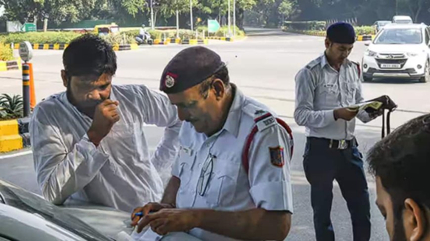 Delhi Traffic Police Intensifies Vehicle Checks Under GRAP STAGE III Restrictions