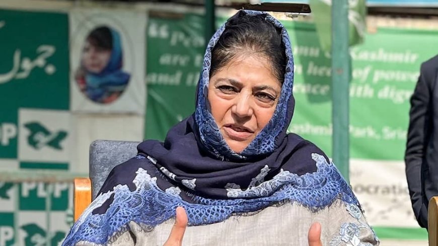 `Who Will Live There`: Mehbooba Mufti Questions Satellite Township Plan, Warns Of Environmental, Economic Fallout