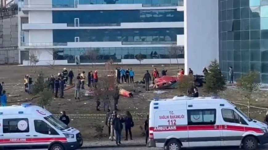 Turkey: 4 Killed after Ambulance Helicopter Crashes Into Hospital Building