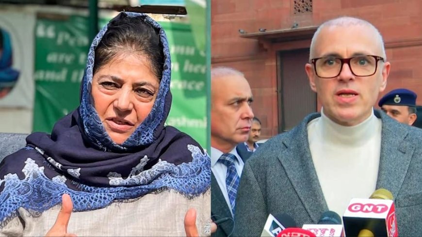 Resolve Issue Of Reservation, Leaving It To Court `Very Unfortunate`: Mehbooba Mufti to J&K CM Abdullah