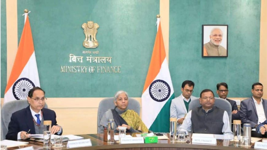 Finance Minister Nirmala Sitharaman Hosts Pre-Budget Discussion With Industry Leaders