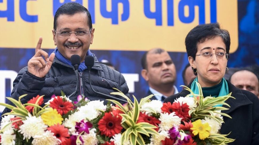 Arvind Kejriwal Puts BJP, Congress On Backfoot In Their Own Game Ayushman Bharat mahila samman maharashtra jharkhand