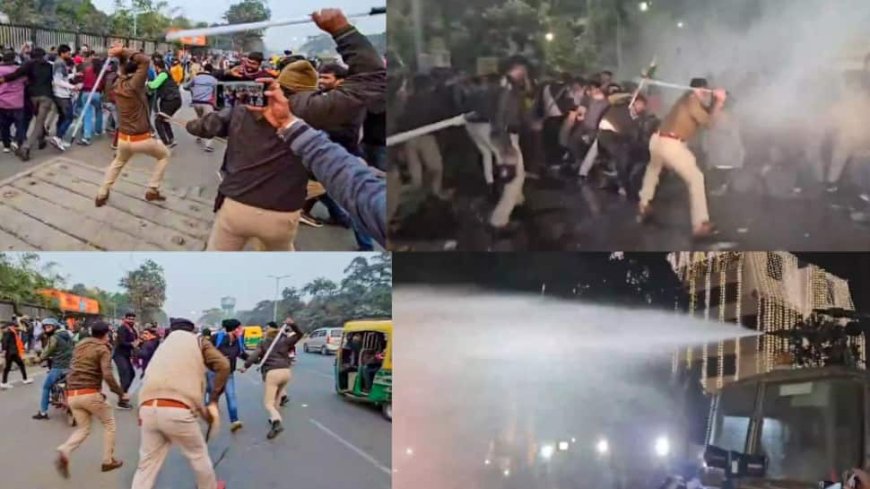 Water Cannons, Lathicharge On Students As BPSC Re-Exam Protests Intensify In Patna