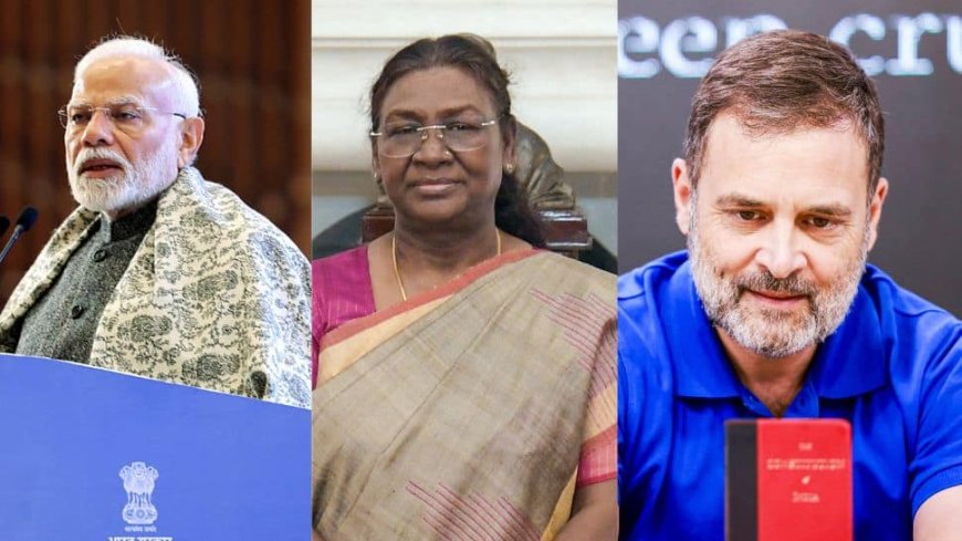 `New Opportunities, Success And Endless Joy`: Modi, Rahul Gandhi, President Murmu Extend New Year Wishes