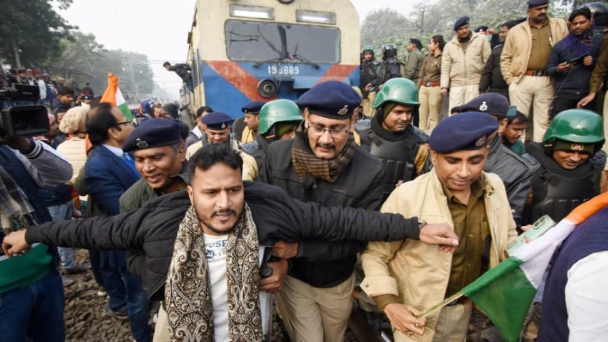 BPSC Exam Row: MP Pappu Yadav`s Supporters Stage Rail Blockade In Patna