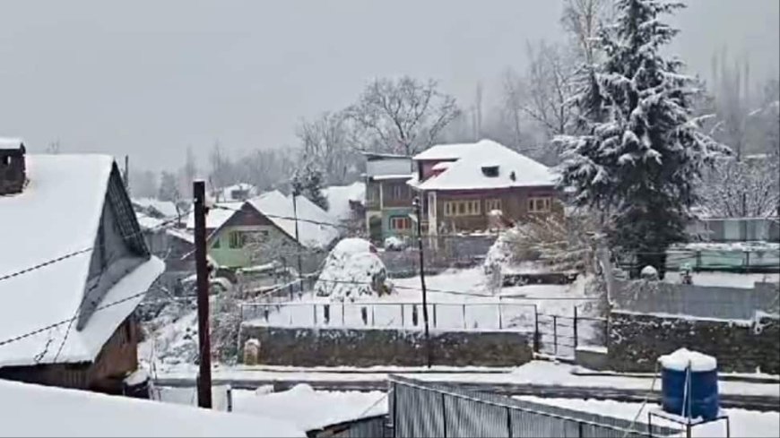 J&K: Fresh Snowfall Blankets Kashmir; Flights Affected, Highways Closed Due To Dense Fog