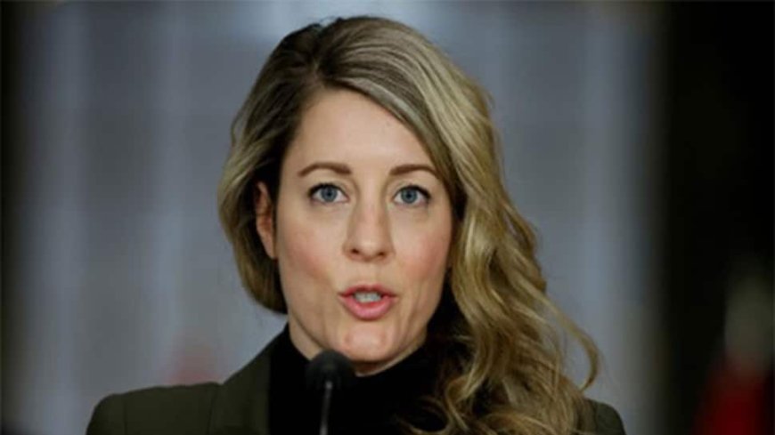 Canadian Foreign Min Joly Steps Aside From Liberal Leadership Race To Focus On Trump's Tariff Threats