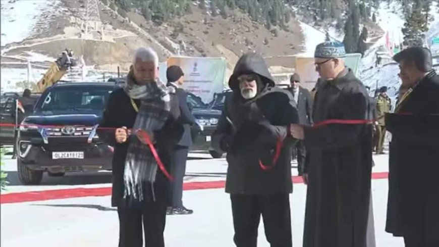 PM Modi Inaugurates Z-Morh Tunnel In J&K`s Sonamarg