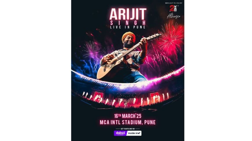 Arijit Singh’s Magical Tunes To Enchant Pune At MCA International Stadium, Organized By 2BHK Alfresco