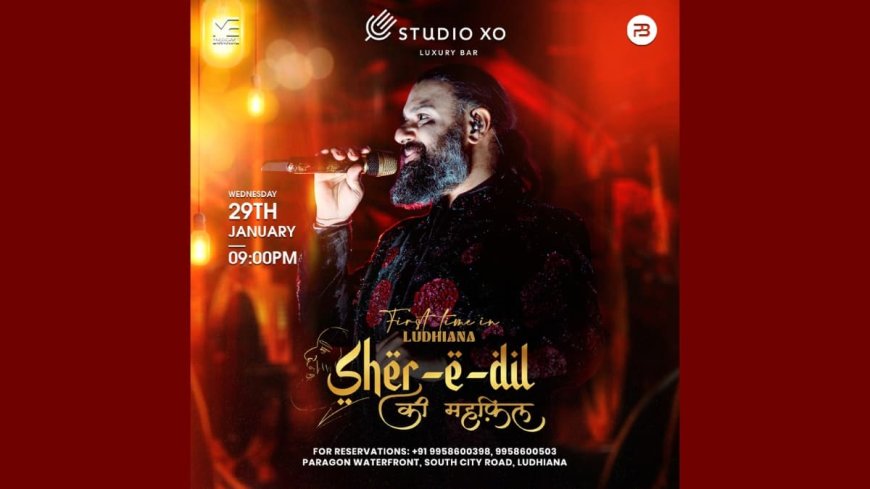 MP Singh with his band Sher- E- Dil Ki Mehfil Mesmerizes Sri Ganganagar with Soulful Sufi Music, Announces First-Ever Grand Show in Ludhiana at Studio Xo