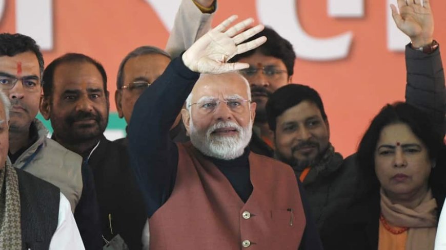 Delhi Polls: PM Modi Shares Victory Mantra With BJP Workers; Slams AAP