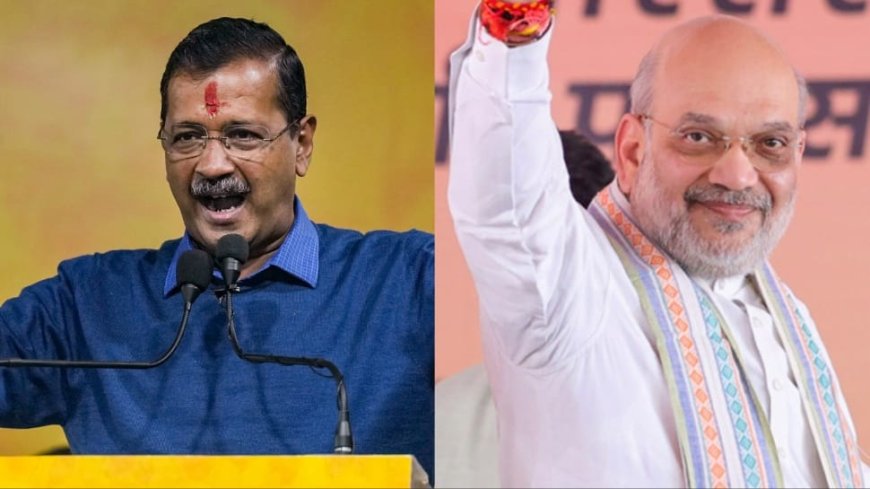 `Will Not Tolerate Hooliganism`: Kejriwal Attacks Amit Shah Over `Harassment` Of AAP Workers Ahead Of Delhi Polls