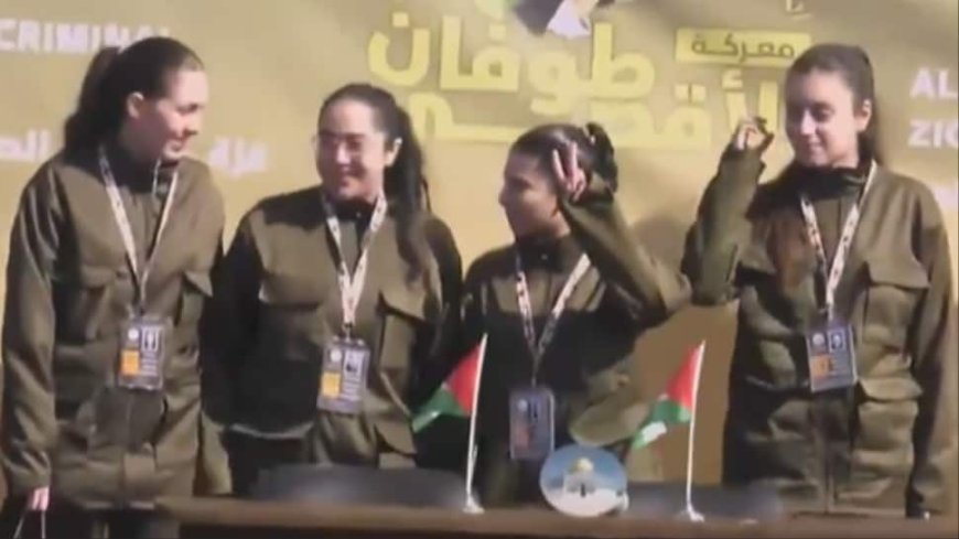 Gaza Ceasefire Deal: 4 Israeli Female Soldiers Return Home In 2nd Swap With Hamas