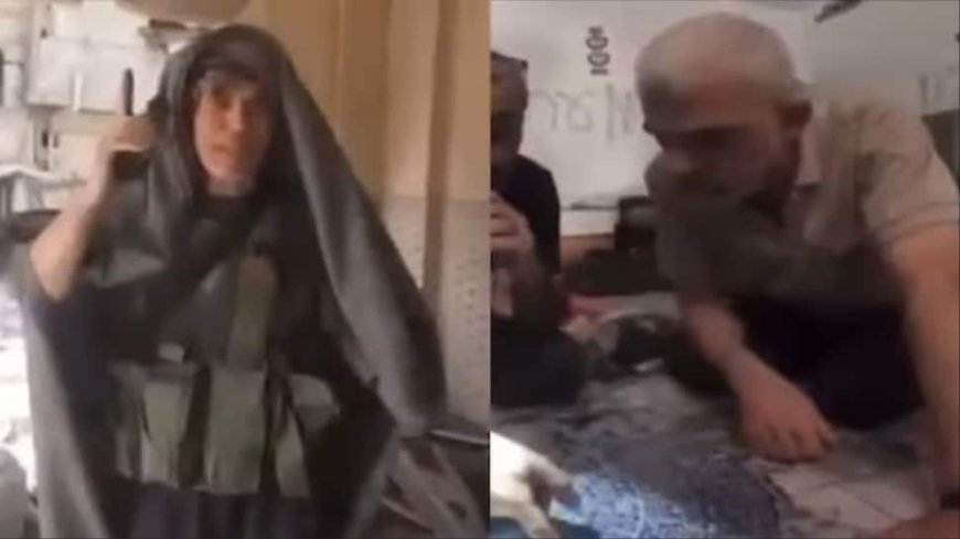 Amid Gaza Ceasefire Deal, Unseen Footage Of Slain Hamas Chief Sinwar In Gaza Surfaces — WATCH