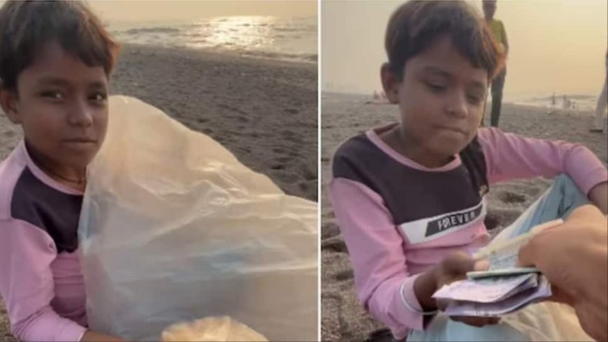 Man Offers Rs 500 To Little Boy Selling Papad In Viral Video, His Reply Wins Hearts — WATCH