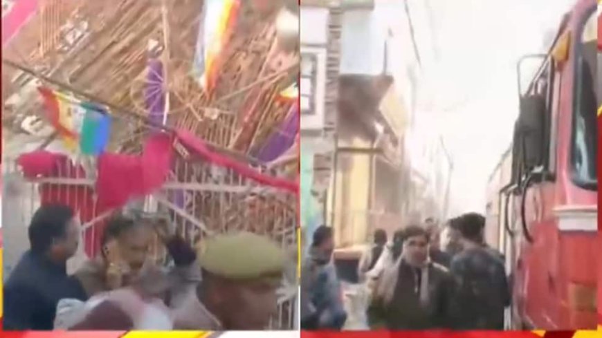 Baghpat: 7 Dead, Dozens Injured After Stage Collapses During Jain Nirvana Laddoo Parv In UP