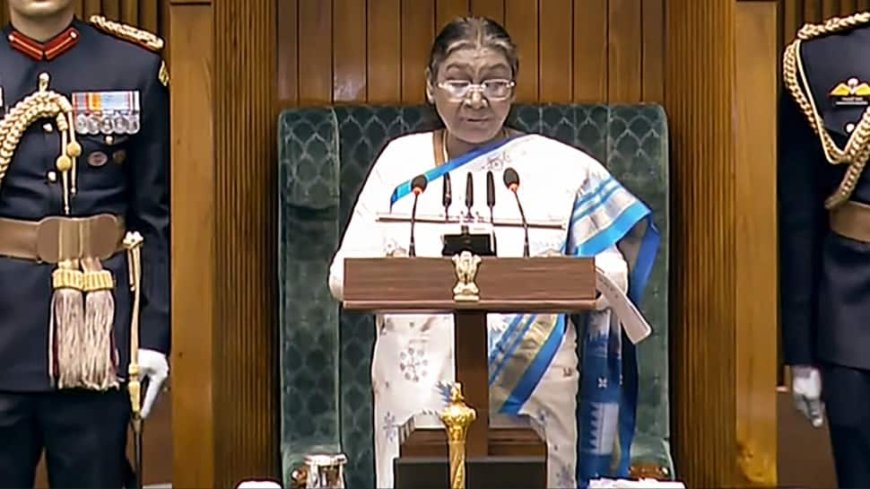 Central Govt Giving Top Priority To Tribal Welfare: President Murmu Tells Parliament