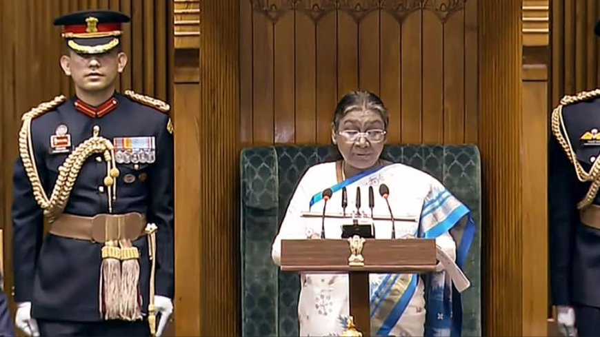 Budget 2025: President Murmu Highlights Govt`s Commitment To Women-Led Development