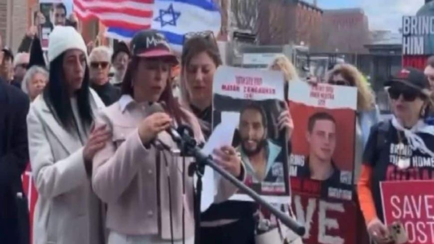 US: Families Of Israeli Hostages Stand In Solidarity, Appeal For Release Of Their Loved Ones