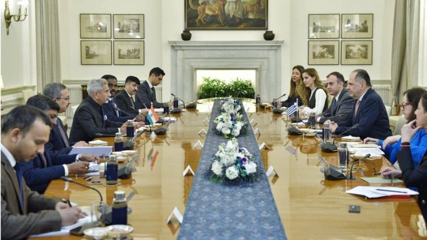 Jaishankar Meets Greek Foreign Minister; Discusses India-Mediterranean Connect